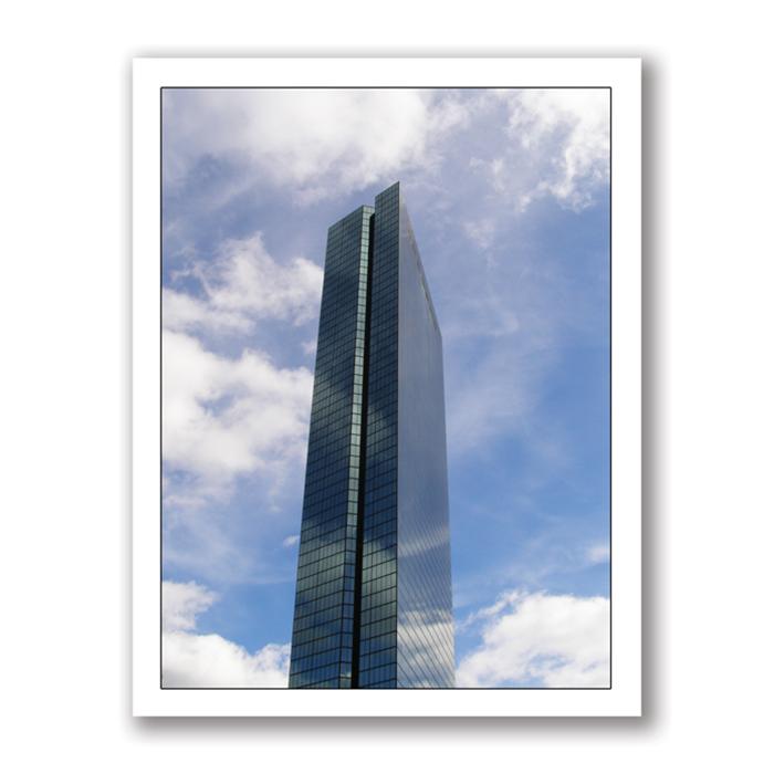 Photo Greeting Card Of Hancock Tower In Boston by Kurt Neumann